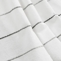 Ombre Stripe Yarn Dyed Recycled Cotton Blend Throw