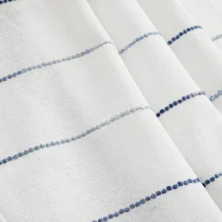 Ombre Stripe Yarn Dyed Recycled Cotton Blend Throw