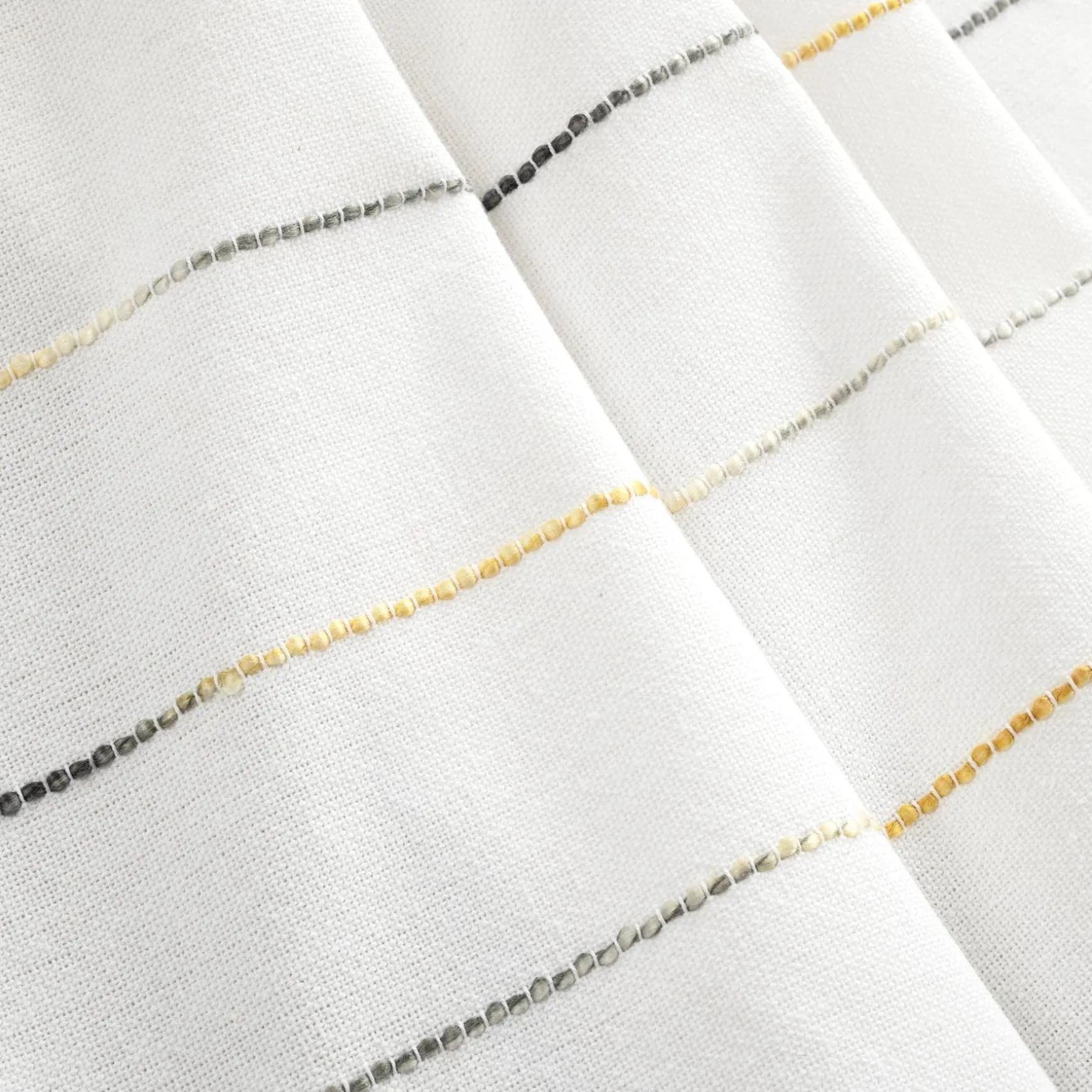 Ombre Stripe Yarn Dyed Recycled Cotton Blend Throw