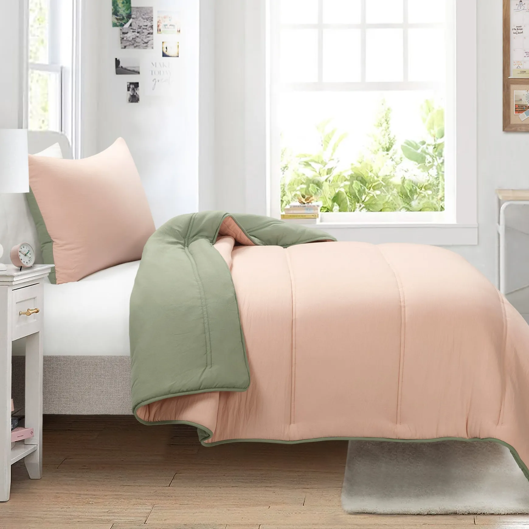 Oslo Soft Reversible Quilted Comforter Set