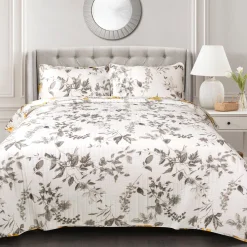 Penrose Floral 3 Piece Quilt Set