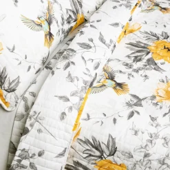 Penrose Floral 3 Piece Quilt Set