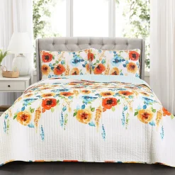 Percy Bloom Quilt 3 Piece Set