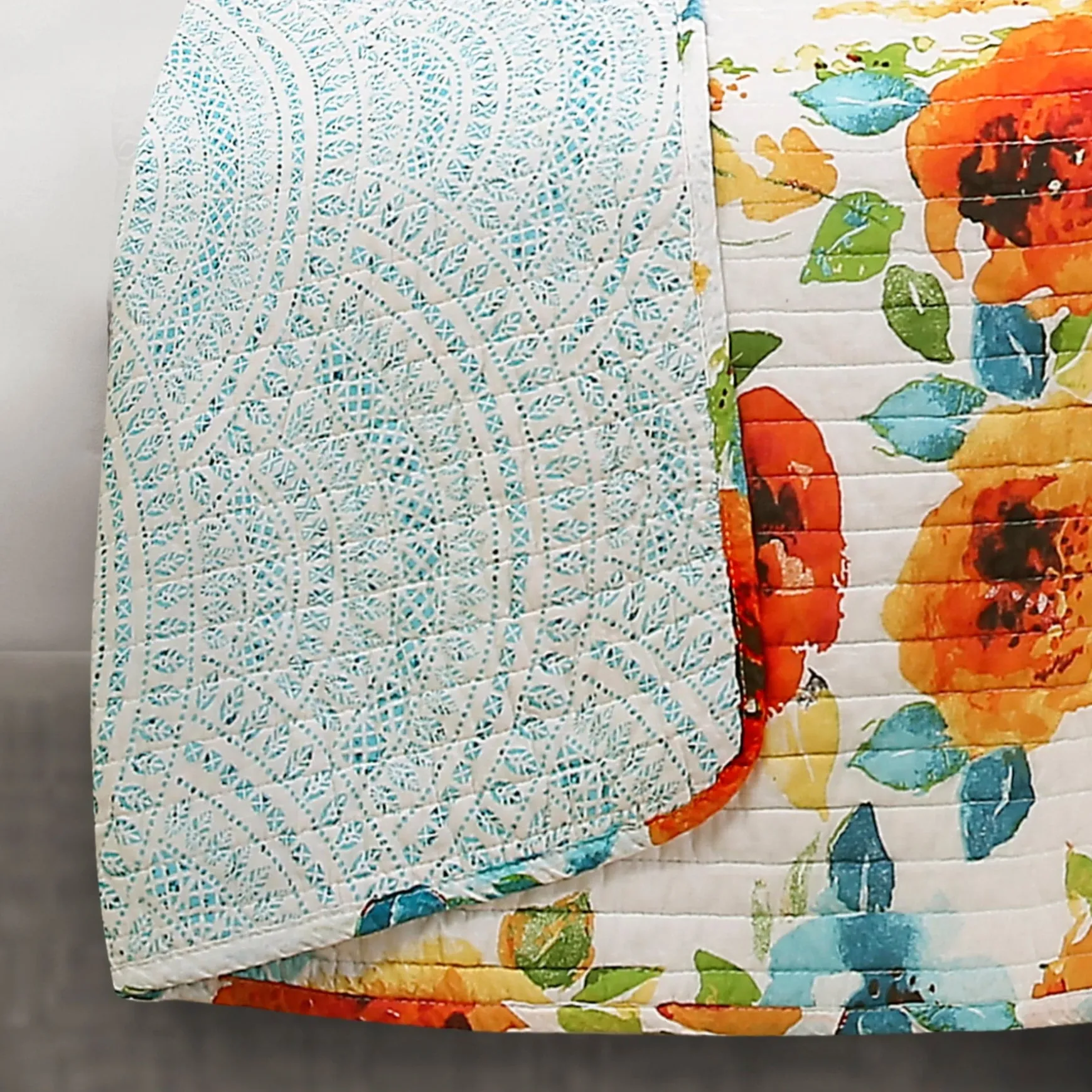 Percy Bloom Quilt 3 Piece Set