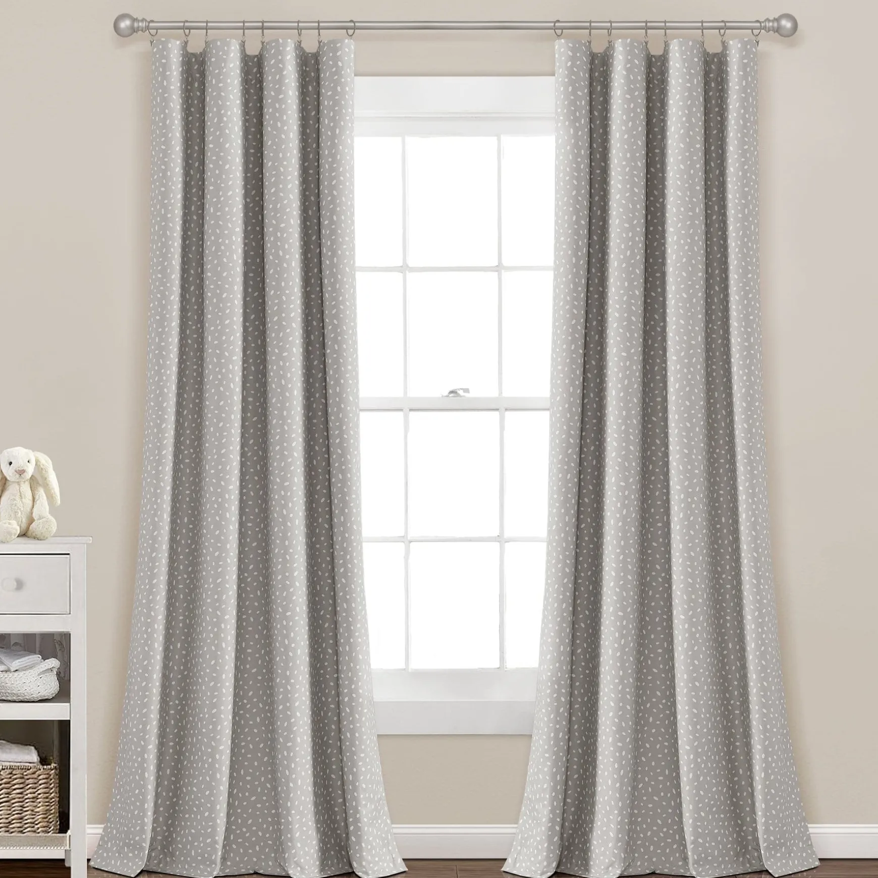 Pixie Fox Geo Blackout Window Curtain Panel