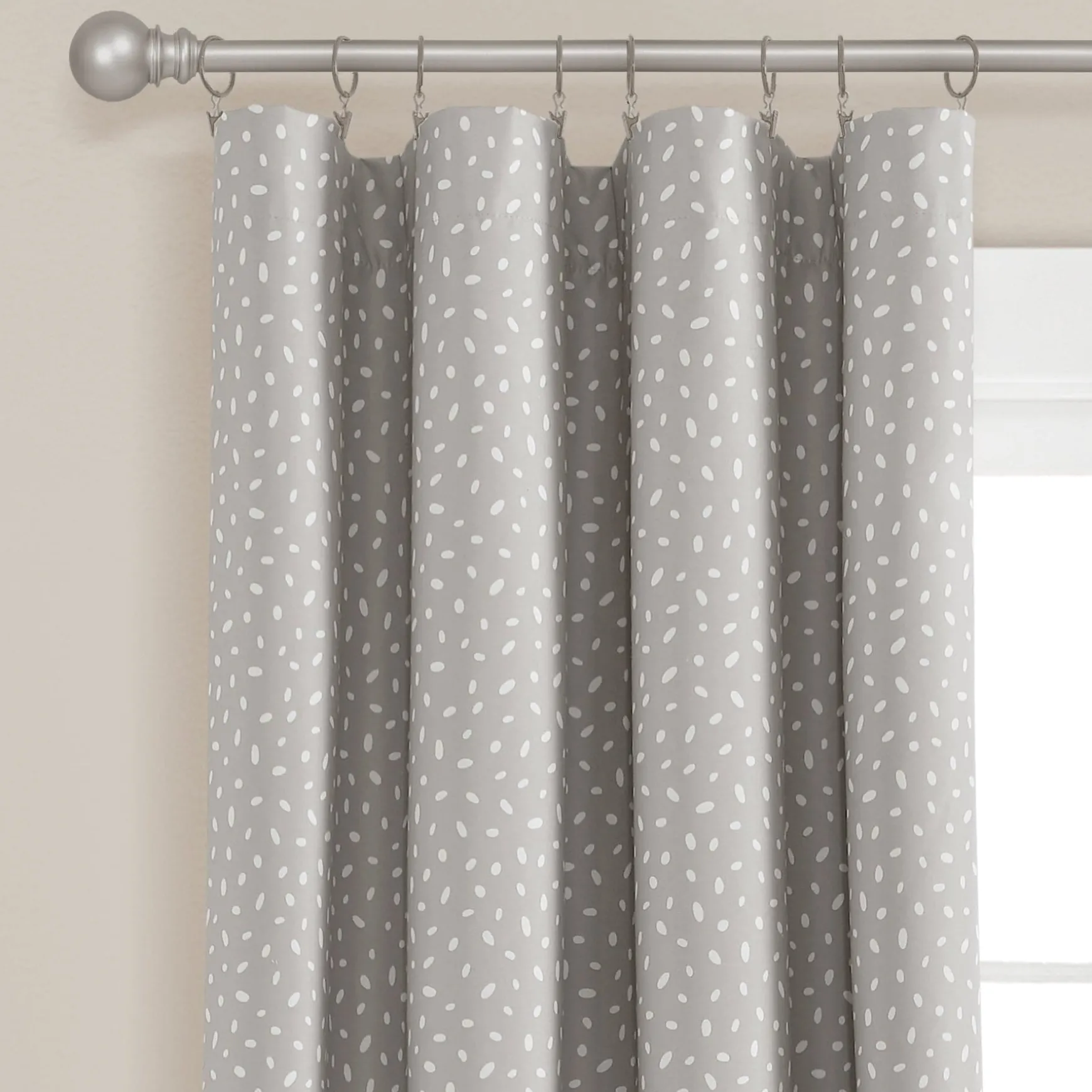Pixie Fox Geo Blackout Window Curtain Panel