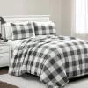 Plaid Ultra Soft Faux Fur All Season Comforter Set