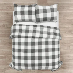 Plaid Ultra Soft Faux Fur All Season Comforter Set
