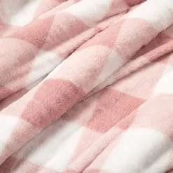 Plaid Ultra Soft Faux Fur All Season Comforter Set