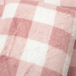 Plaid Ultra Soft Faux Fur All Season Comforter Set