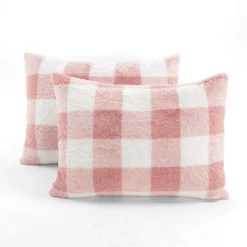 Plaid Ultra Soft Faux Fur All Season Comforter Set