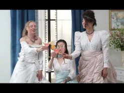 Pom Pom Stripe Quilt 3 Piece Set