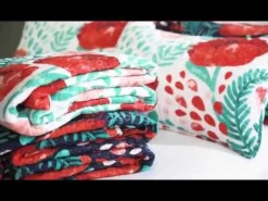 Poppy Garden Quilt 3 Piece Set