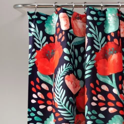 Poppy Garden Shower Curtain