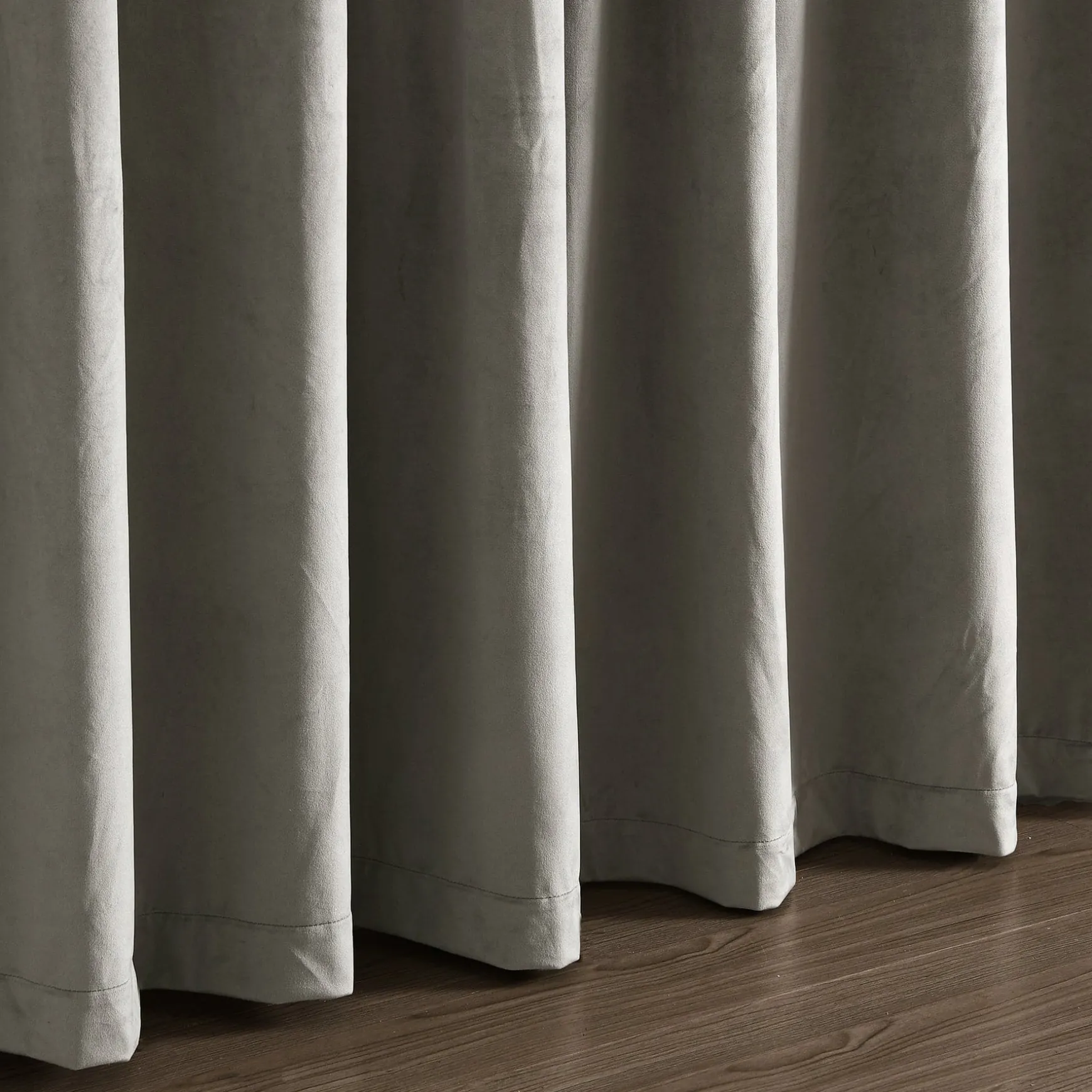 Prima Velvet Solid Ultra Wide Light Filtering Window Curtain Panel