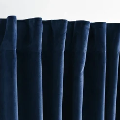 Prima Velvet Solid Ultra Wide Light Filtering Window Curtain Panel