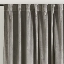 Prima Velvet Solid Ultra Wide Light Filtering Window Curtain Panel
