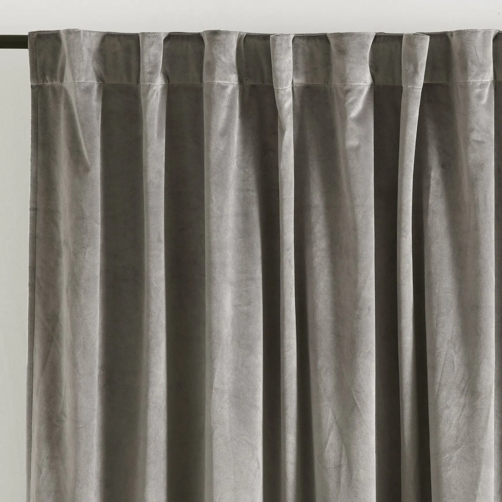 Prima Velvet Solid Ultra Wide Light Filtering Window Curtain Panel
