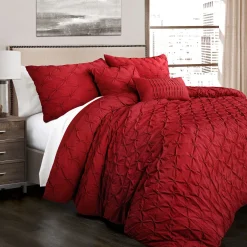 Ravello Pintuck 5 Piece Comforter Set