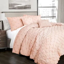 Ravello Pintuck 5 Piece Comforter Set