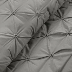 Ravello Pintuck Cotton Comforter 3 Piece Set