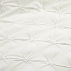 Ravello Pintuck Cotton Comforter 3 Piece Set