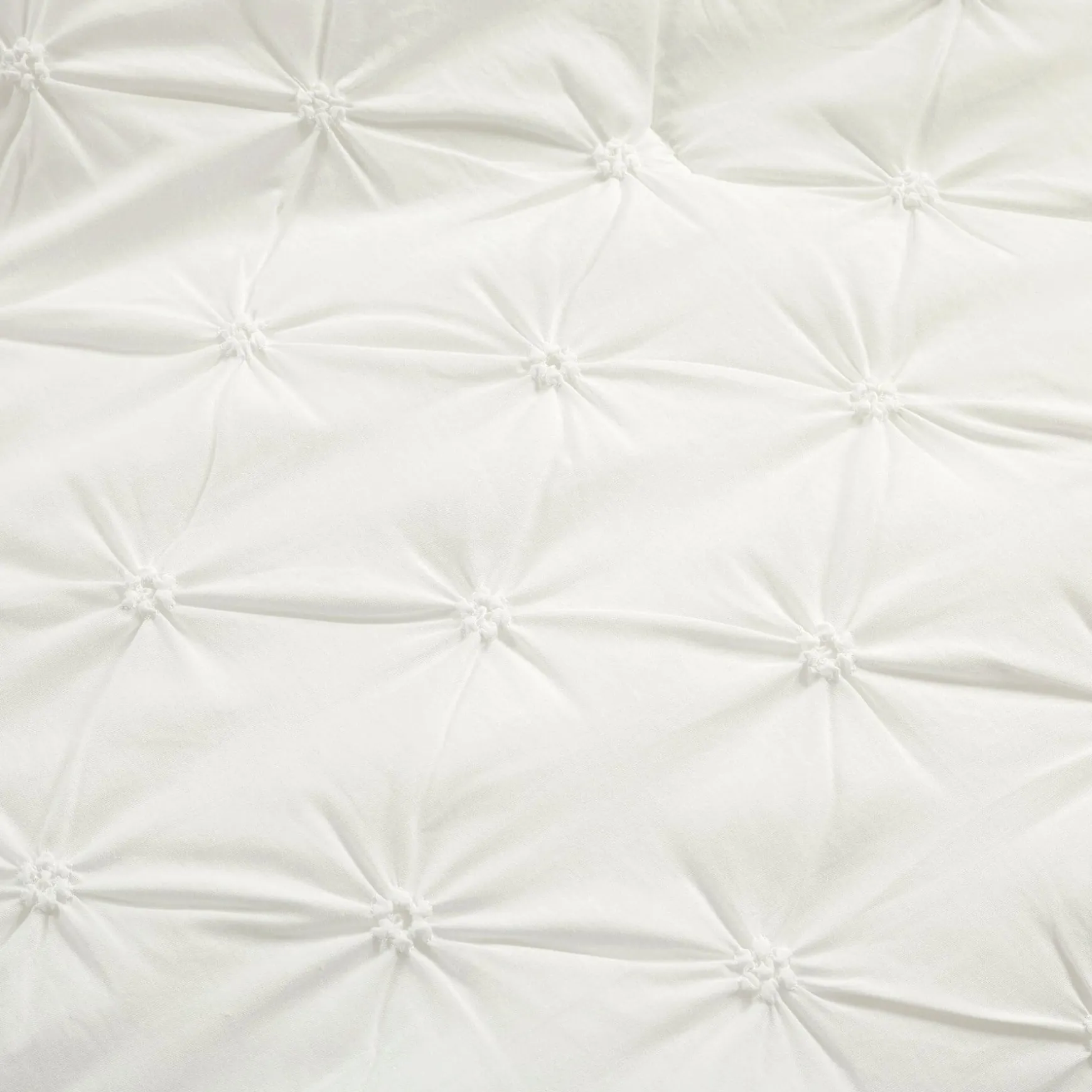 Ravello Pintuck Cotton Comforter 3 Piece Set