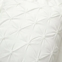 Ravello Pintuck Cotton Comforter 3 Piece Set