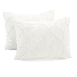 Ravello Pintuck Cotton Comforter 3 Piece Set