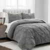 Ravello Pintuck Reversible Comforter Bed In A Bag