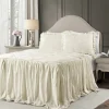 Ravello Pintuck Ruffle Skirt Bedspread Set