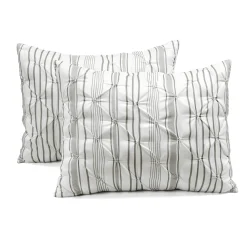 Ravello Pintuck Stripe 5 Piece Comforter Set