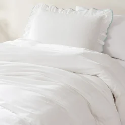 Reyna Contrast Edge Cotton Duvet Cover Set