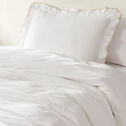 Reyna Contrast Edge Cotton Duvet Cover Set