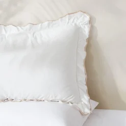 Reyna Contrast Edge Cotton Duvet Cover Set