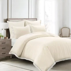 Rosalie Cottagecore Lace Trim 5 Piece Comforter Set