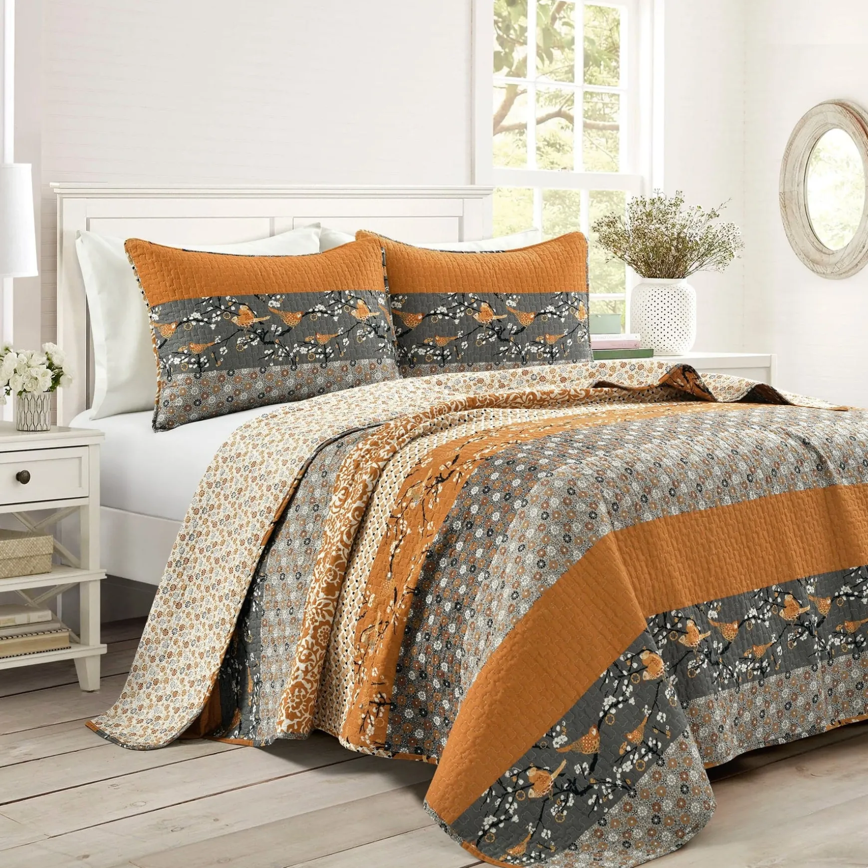 Royal Empire 3 Piece Quilt Set