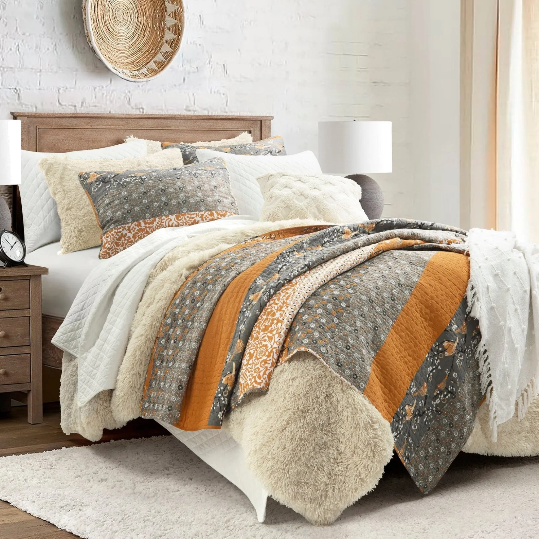 Royal Empire 3 Piece Quilt Set