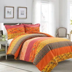 Royal Empire Reversible Cotton Duvet Cover 3 Piece Set