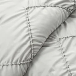 Ruched Chevron Comforter Set