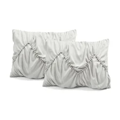Ruched Chevron Comforter Set