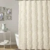 Ruffle Diamond Shower Curtain