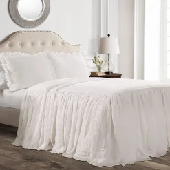Ruffle Skirt Bedspread Set
