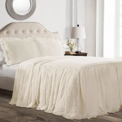 Ruffle Skirt Bedspread Set