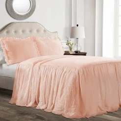Ruffle Skirt Bedspread Set
