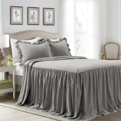 Ruffle Skirt Bedspread Set