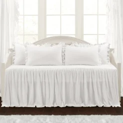 Ruffle Skirt Daybed Cover 5 Piece Set