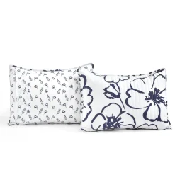 Scandinavian Floral Quilt 3 Piece Set