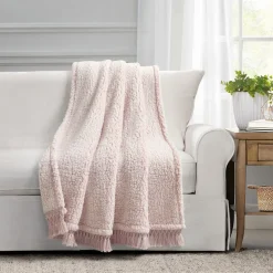 Sherpa Tassel Fringe Throw