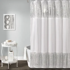 Shimmer Sequins Shower Curtain